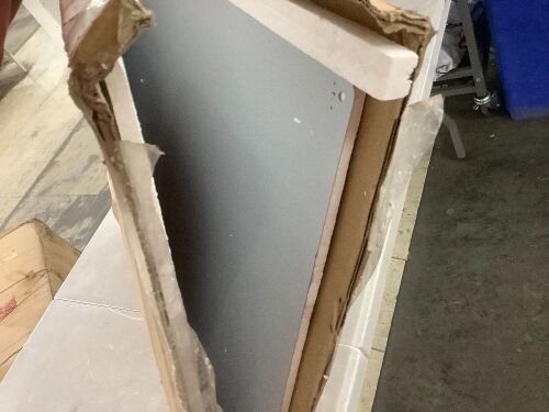 Lostronaut Stainless Steel Backsplash, 24" x 30" - Lot 764