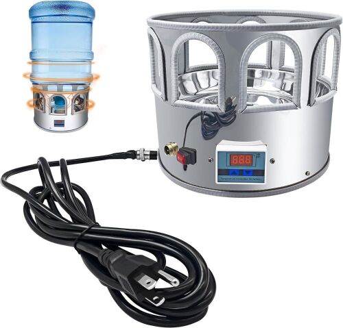 Heated Chicken Waterer, 5 Gallon Metal Base With Temperature Indicator - Lot 257