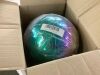 12 inch Garden Sphere Mirror Gazing Ball, Rainbow Stainless Steel - Thumbnail 2