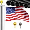 14 Gauge Sectional Flag Pole Kit, 16FT - Thumbnail 1