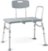 Medline Transfer Bench with Back - Thumbnail 1