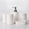 Ceramic Bathroom Accessories Set, 5 pc - Thumbnail 1
