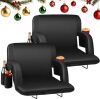 Portable Stadium Seats for Bleachers with Back Support, 2 pack - Thumbnail 1