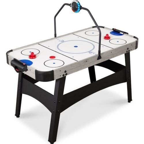 Air Hockey Game Table w/ LED Lights, Scoreboard, Powerful Motor - 54in - Lot 101