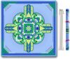 Neoprene Mahjong Mat with Rules, 33" x 33" - Thumbnail 1