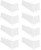 White Polyester Table Cloths, 90" x 156", 8 Pack - Thumbnail 1