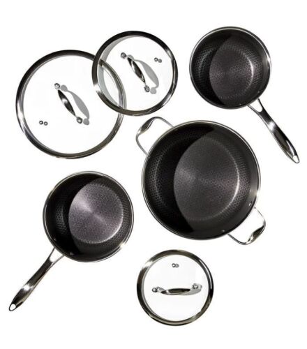 HexClad 6-piece Saucepan Set - Lot 147