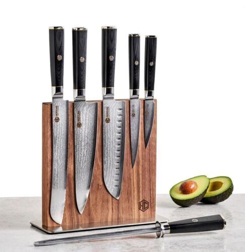 Hexclad Master Series 7-piece Knife Block Set - Lot 70
