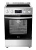 LANBO 24 in. 4 Burner Elements Freestanding Electric Range in Stainless Steel with Air Fry, Rotisserie and True Convection - Thumbnail 1