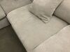 Large Modular Sectional Couch, 3 Corner Pieces & 2 Middle Pieces + Ottoman - Good Condition - Thumbnail 7