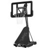 Adjustable 4.4-10ft Basketball Hoop, w/ Shatterproof Backboard, Ball Return - Thumbnail 1