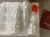 Set of 3 Pre-Lit Ceramic Tabletop Christmas Trees - Thumbnail 3