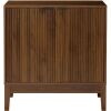 2-Door Reeded Storage Cabinet, Accent Furniture, Sideboard - Thumbnail 1