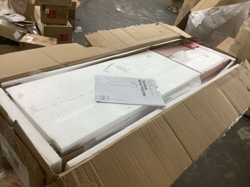 360 Swivel Mirrored Jewelry Cabinet Armoire w/ LED Lights, Mirror - Damaged Base - Lot 310