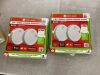 Lot of (2) First Alert 10-Year Battery 2-in-1 Smoke and Carbon Monoxide Alarm with Voice Alerts, 2 Pack - Thumbnail 1
