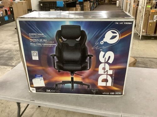 DPS Encode 3D Insight Gaming Chair - Missing Hardware & Wheels - Lot 299