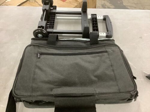 Rolling Sewing Machine Tote with Detachable Dolly - Lot 498