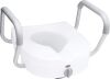 Carex E-Z Lock Raised Toilet Seat With Handles - Thumbnail 1