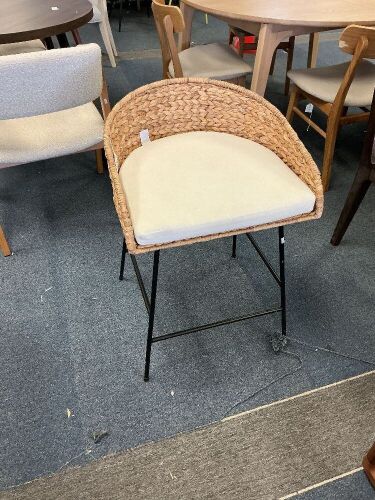 Wicker Bar Stool - Lot 472