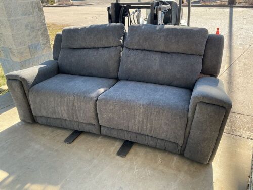 Blue Sofa Damaged - Lot 471