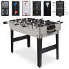 10-in-1 Combo Game Table Set w/ Pool, Foosball, Ping Pong, Chess - 2x4ft - Thumbnail 1