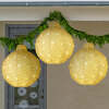 3-Piece Hanging Pop-Up Ornaments Outdoor Christmas Decor, LED Lights - Thumbnail 1