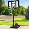 Adjustable Regulation-Size Basketball Hoop w/ Fillable Base, 2 Wheels - Thumbnail 1
