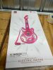 Kids Flash Guitar, Pretend Play Musical Instrument Toy for Toddlers w/ Mic, Stand - Thumbnail 2