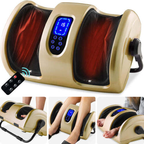 Reflexology Shiatsu Foot Massager w/ High-Intensity Rollers, Remote Control - Lot 4714
