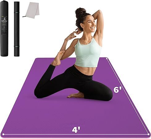 CAMBIVO Large Yoga Mat - Lot 4781