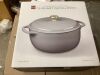 Cast-Iron Dutch Oven Kitchen Cookware w/ Enamel, Handles - 7.5qt - Thumbnail 2