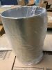 12" Round Waste Can Soft Brass - Thumbnail 2