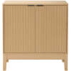 2-Door Reeded Storage Cabinet, Accent Furniture, Sideboard - Thumbnail 1