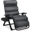Oversized Zero Gravity Chair, Folding Outdoor Recliner w/ Removable Cushion - Thumbnail 1