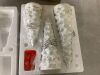 Set of 3 Pre-Lit Ceramic Tabletop Christmas Trees - Thumbnail 3