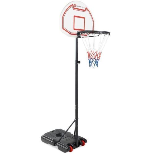 Kids Height-Adjustable Basketball Hoop, Portable Backboard System w/ Wheels - Lot 507
