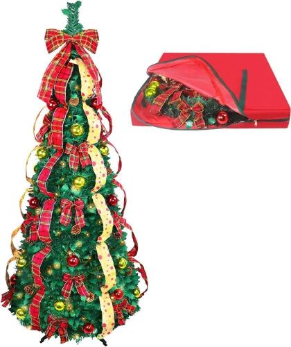 6ft Pop up Christmas Tree - Lot 518