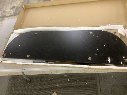 Furinno Turn-S-Tube Wide TV Entertainment Center, Black/Grey - Lot 657