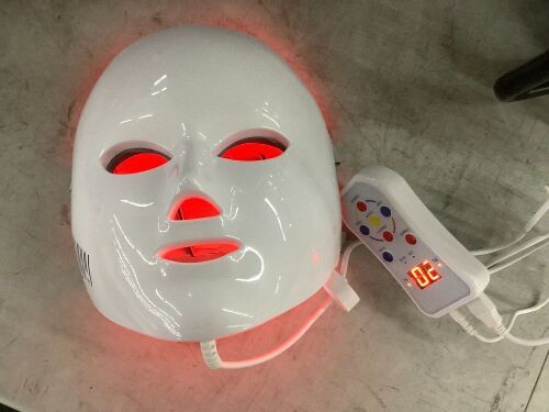 NEWKEY LED Red Light Therapy Face Mask - Lot 354