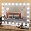 Vanity Mirror with Lights, 32" x 24" - Thumbnail 1