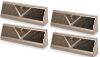 Baseboard Register Vent 18 Inch Duct Opening Size, 4 pc - Thumbnail 1
