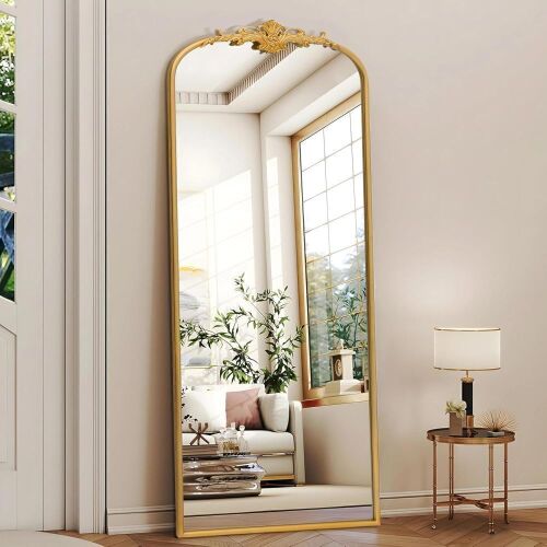 Besdomus Arched Baroque Mirror 21" x 56" - Lot 258