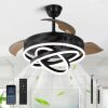 Retractable Ceiling Fan with Lights and Remote/APP Control - Thumbnail 1