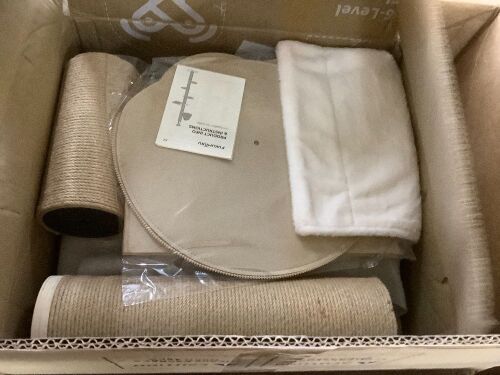 6-Level Floor to Ceiling Cat Tower - Loose Hardware - Lot 461