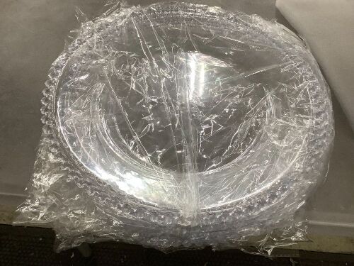 Clear Charger Plates, 50 pc - Lot 552
