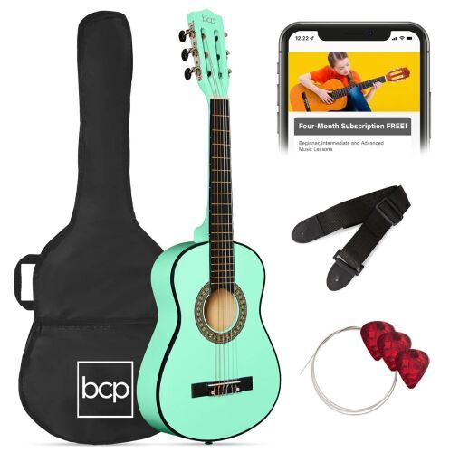 Kids Acoustic Guitar Beginner Starter Kit w/ Carrying Case - 30in - Lot 503