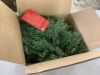 9' Pre-Lit Cedar Cypress Christmas Realistic Garland w/ Twinkling LEDs - Thumbnail 2