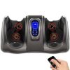 Therapeutic Foot Massager w/ High Intensity Rollers, Remote, 3 Modes - Thumbnail 1