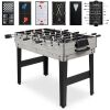 10-in-1 Combo Game Table Set w/ Pool, Foosball, Ping Pong, Chess - 2x4ft - Thumbnail 1