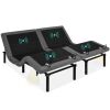 Split King Adjustable Bed Base with Massage, Remote, USB Ports - Thumbnail 1